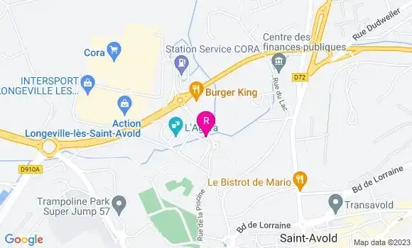Localisation Pizzeria L