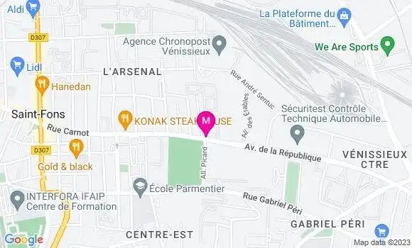 Localisation Restaurant Turc Kevser