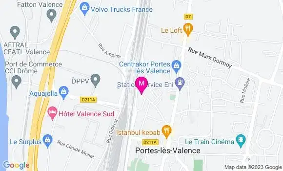 Localisation Restaurant  Chez Alex