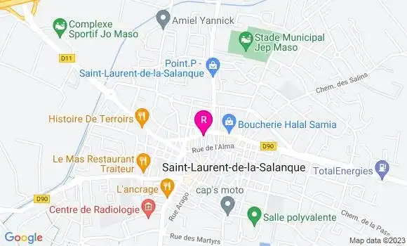 Localisation Restaurant  As de Coeur