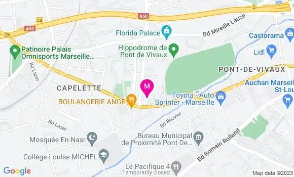 Localisation Restaurant  Mademoiselle Fifi
