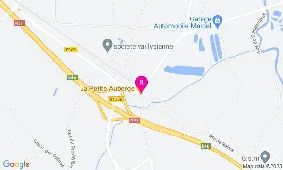 Localisation La Petite Auberge