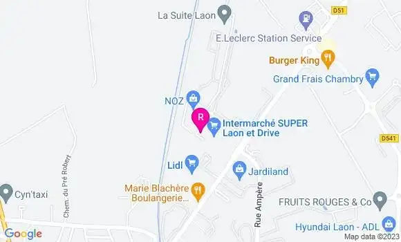 Localisation Restaurant  Au P