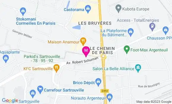 Localisation Restaurant  Gourmand Wok
