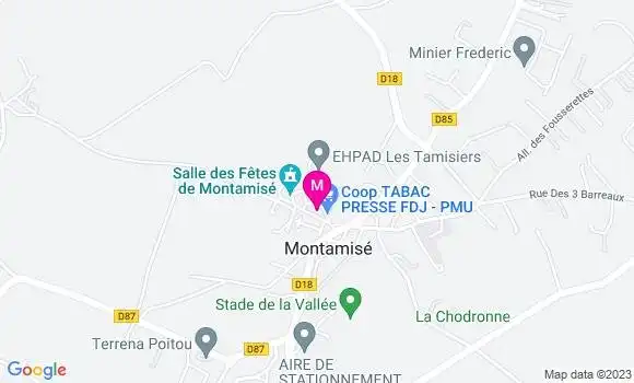 Localisation Bistrot du Tandem