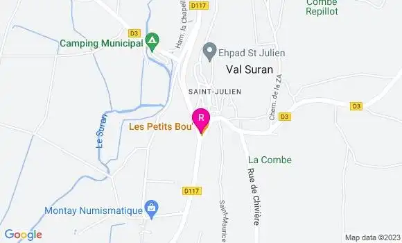 Localisation Restaurant  Les Petits Bou