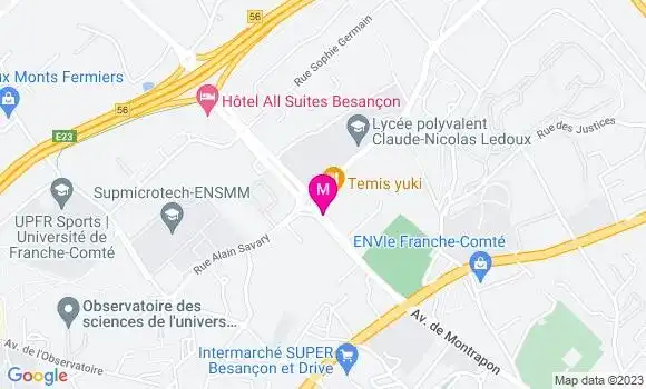 Localisation Restaurant  Temis Yuki