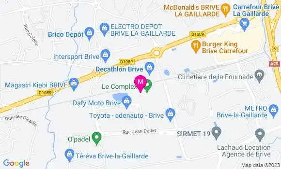 Localisation Restaurant  La Cuisine du Complexe