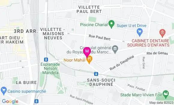 Localisation Pizzeria Delice Food