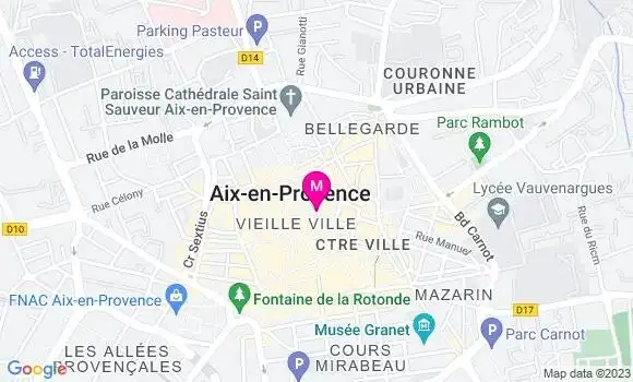 Localisation Le Petit Bistrot Place Richelme