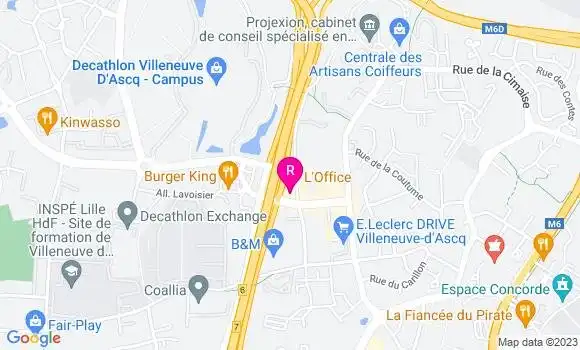 Localisation Restaurant  L