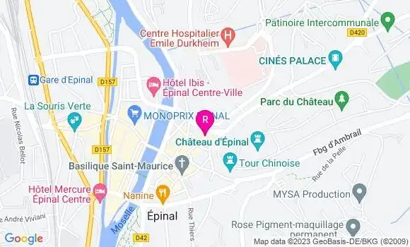 Localisation Restaurant  Les Variétés
