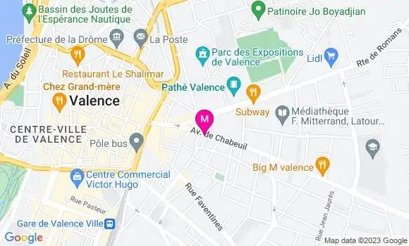 Localisation Restaurant  L