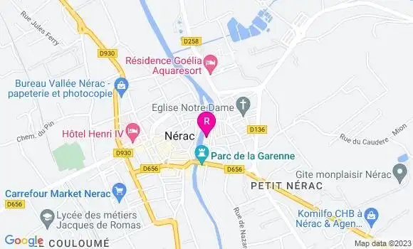 Localisation Restaurant  L