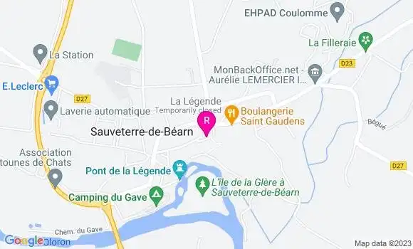 Localisation Restaurant  La Légende