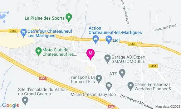 Localisation Brasserie La Valampe