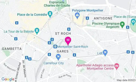 Localisation Restaurant  La Petite Aphrodite