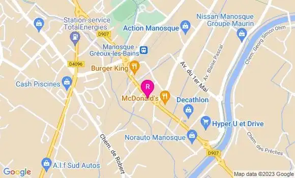 Localisation La Brasserie