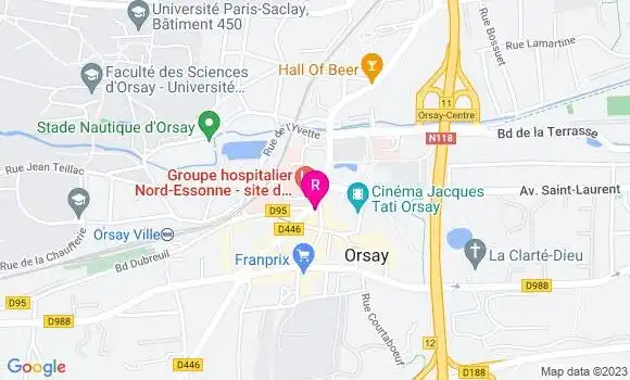 Localisation Orsay Sushi