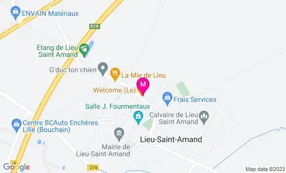 Localisation Restaurant Bar Le Welcome