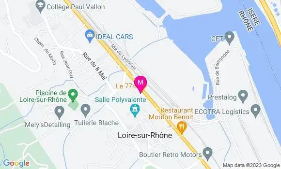 Localisation Restaurant  Le 774