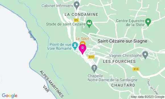 Localisation Brasserie La Fontaine