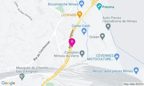 Localisation Restaurant  L
