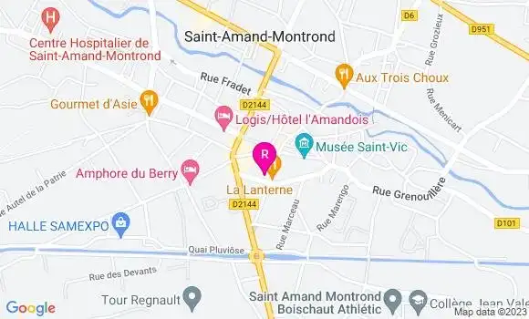 Localisation Bistrot Bistro des Halles