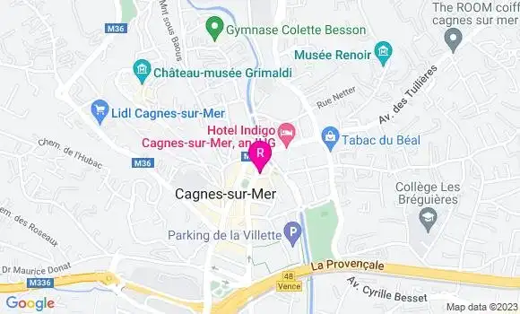 Localisation Restaurant  Villa le Lierre