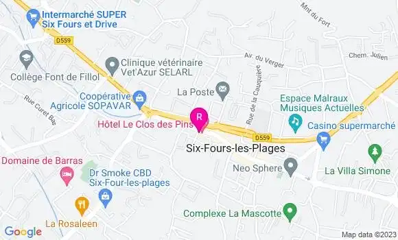Localisation Restaurant  L