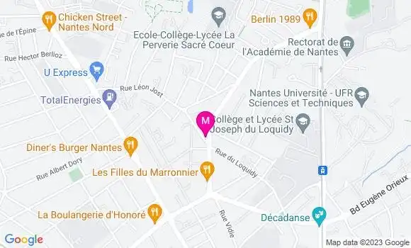 Localisation Restaurant  Les Glycines