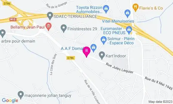 Localisation Restaurant  La Pause Gourmande