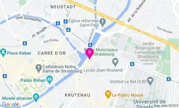 Localisation Au Bistrot du Quai