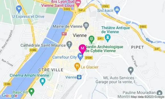 Localisation Restaurant  Ma Grand Mère