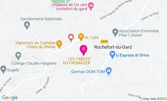 Localisation Pizzeria Fromagerie Notre Dame