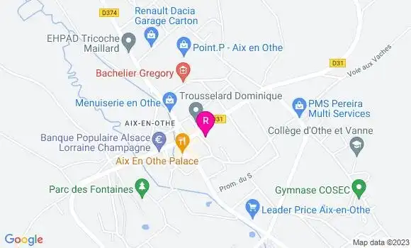 Localisation Restaurant  L
