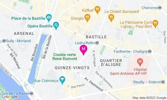 Localisation Bistrot du Coin
