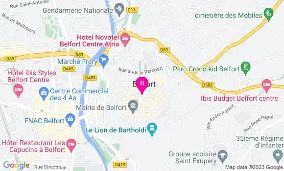 Localisation Restaurant de la Place