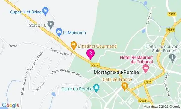 Localisation Restaurant Hôtel Hôtel des Voyageurs