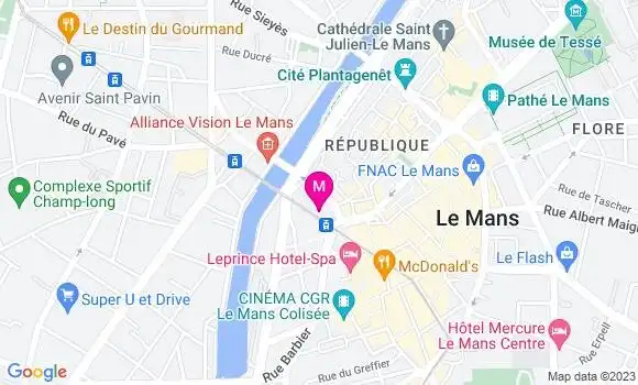Localisation Restaurant  La Cuisine de Madeleine
