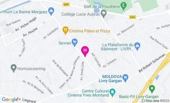 Localisation Restaurant  Le 1804