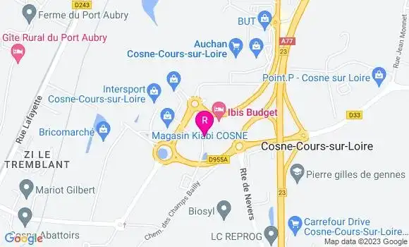 Localisation Restaurant  O