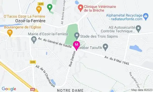 Localisation Restaurant  Fedora