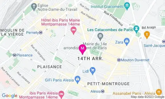 Localisation Restaurant  Le Petit Baigneur