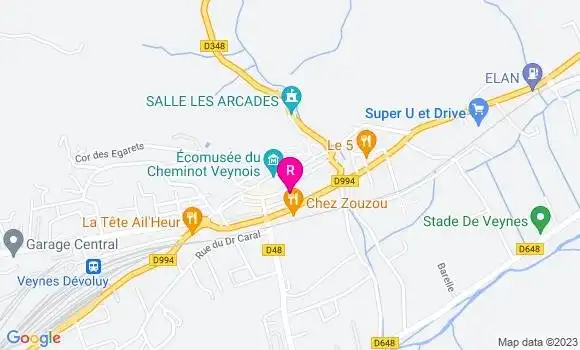 Localisation Restaurant  Le P