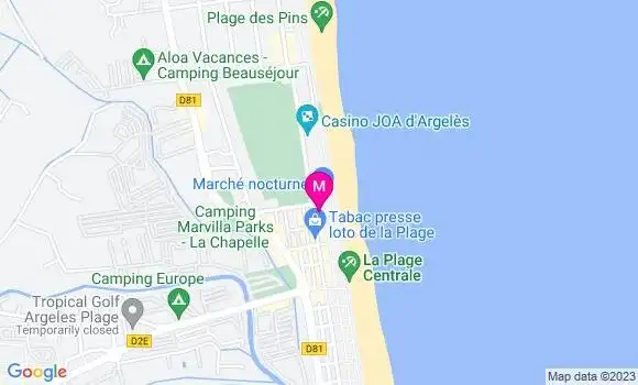 Localisation Café La Cocina