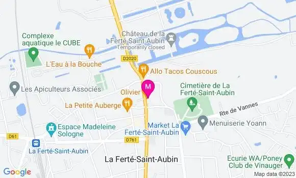 Localisation Restaurant  Olivier