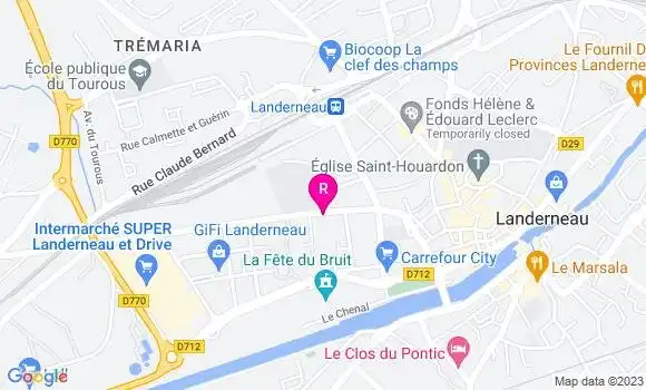 Localisation Restaurant  La Marmite