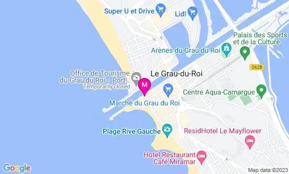 Localisation Restaurant Bar La Jetée