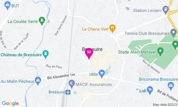 Localisation Restaurant  Les Cloitres